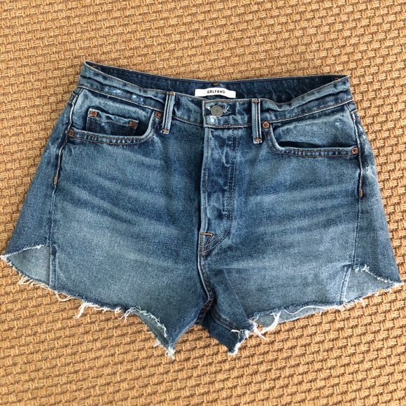 GRLFRND Mardee high-rise jean shorts